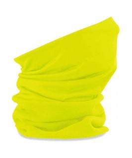 Braga cuello polar amarillo fluorescente