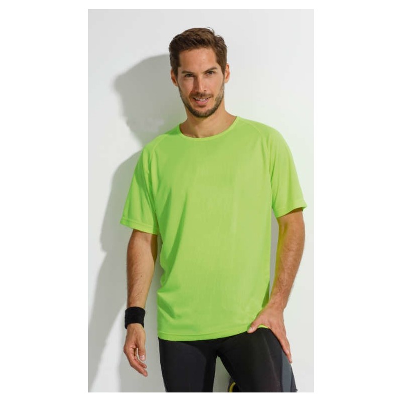 Camiseta técnica verde manzana