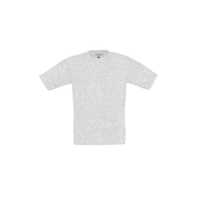 Camiseta gris jaspeado claro