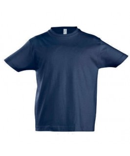 Camiseta manga corta azul marino