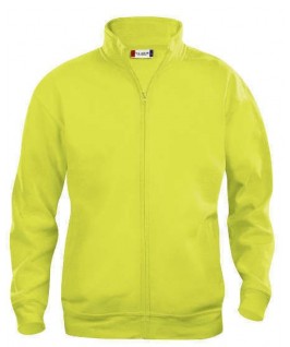 Sudadera cardigan amarillo fluorescente