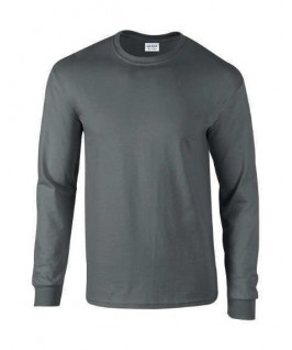 Camiseta manga larga gris oscuro