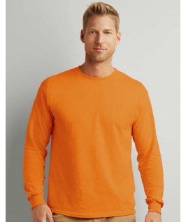 Camiseta manga larga naranja fluorescente
