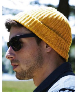 Gorro Beanie mostaza