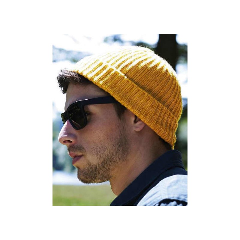 Gorro Beanie mostaza