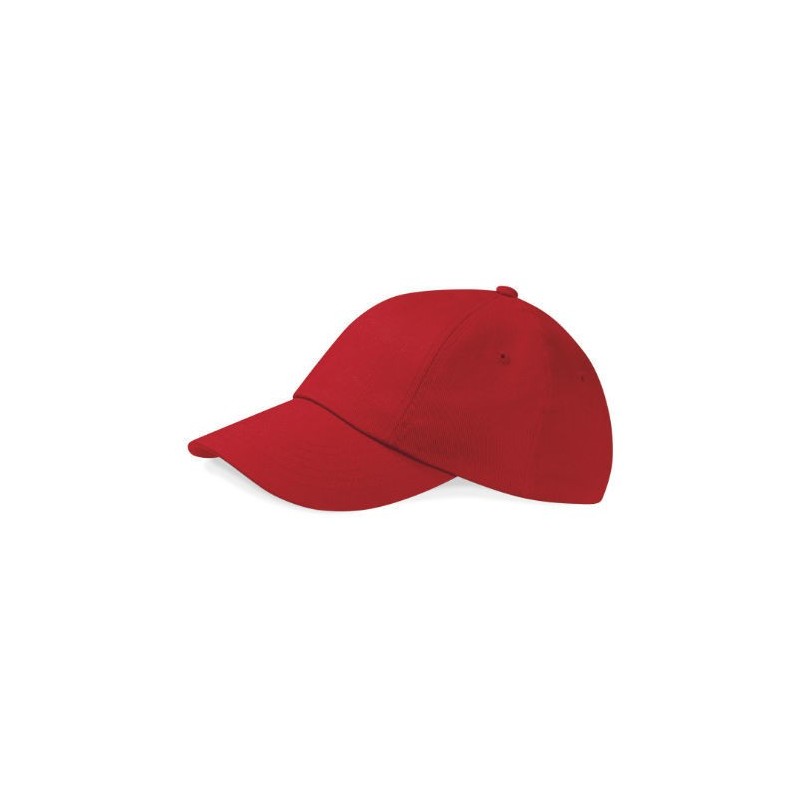 Gorra perfil bajo roja