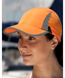 Gorra de deporte naranja