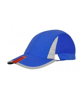 Gorra de deporte azul eléctrico