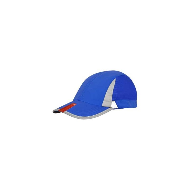 Gorra de deporte azul eléctrico