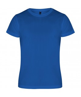 Camiseta deportiva azul eléctrico