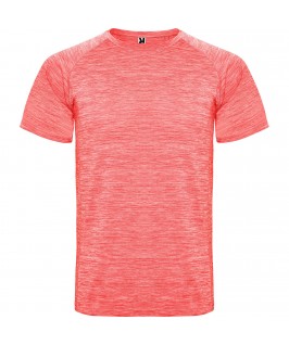 Camiseta deportiva técnica Austin de Roly Coral fluorescente