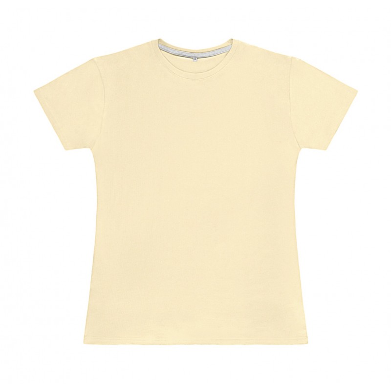Camiseta color amarillo suave