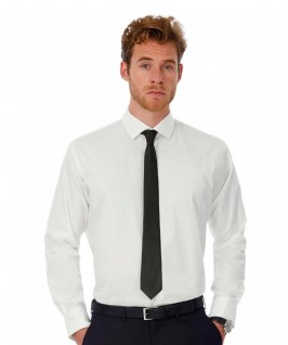 Camisa Manga Larga Hombre Black Tie de B&C