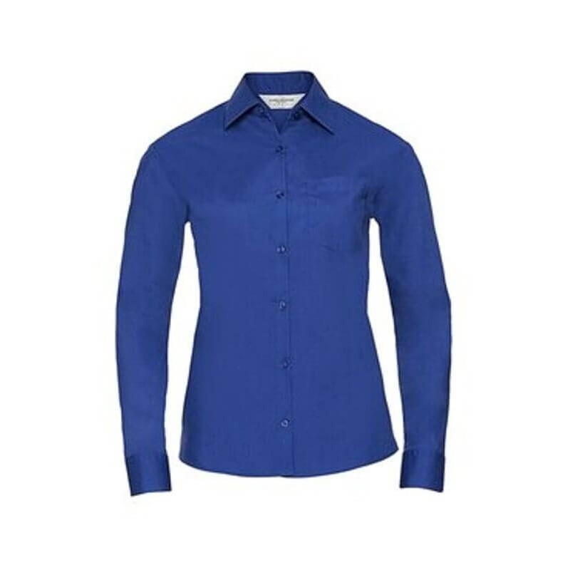 Camisa manga larga Azul eléctrico