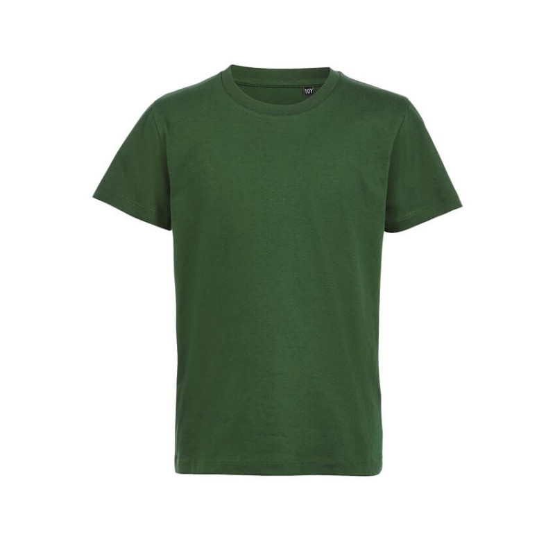 Camiseta orgánica verde botella
