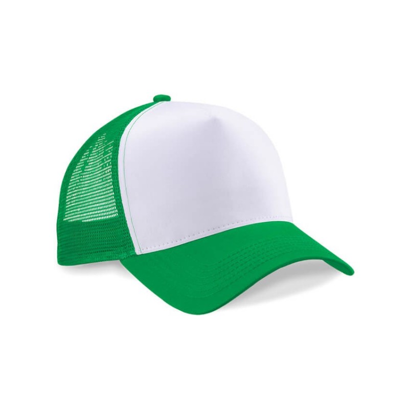 Gorra verde y blanco