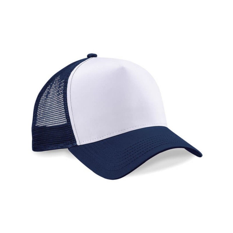 Gorra azul marino con blanco