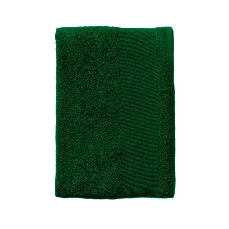Toalla algodón orgánico verde botella