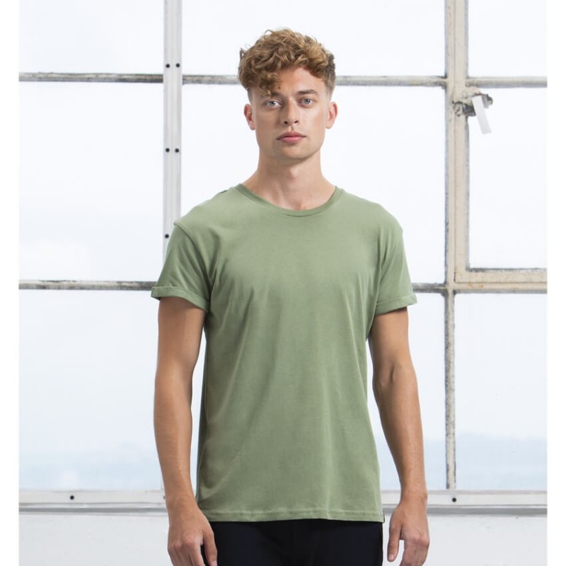 Camiseta verde aceituna
