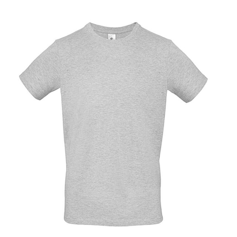 Camiseta gris jaspeado claro