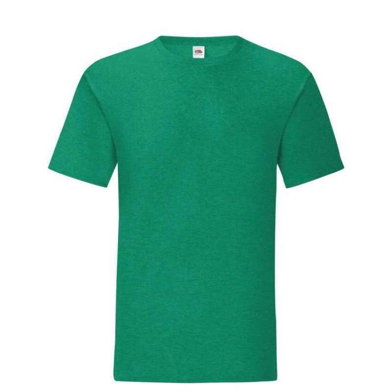 Camiseta verde jaspeado