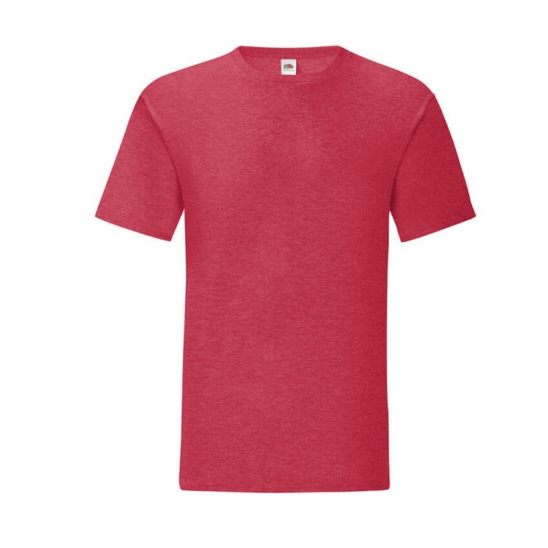 Camiseta rojo jaspeado