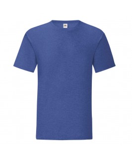 Camiseta azul eléctrico jaspeado