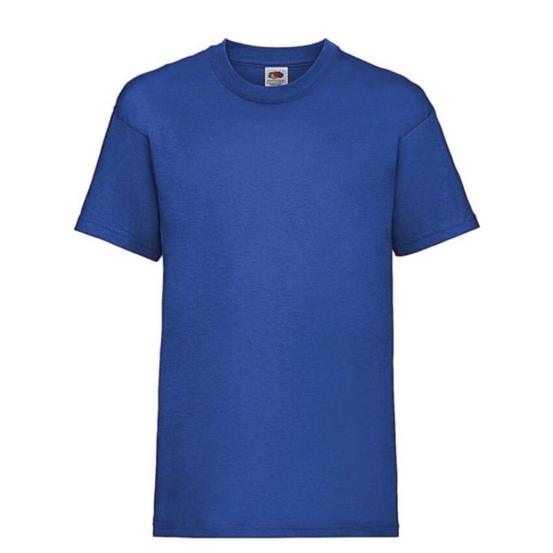 Camiseta manga corta azul eléctrico
