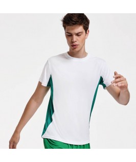 Camiseta blanco con verde