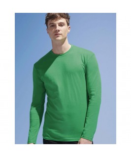 Camiseta manga larga verde hierba