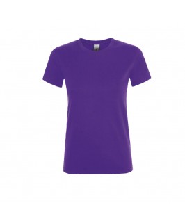 Camiseta manga corta mujer lila