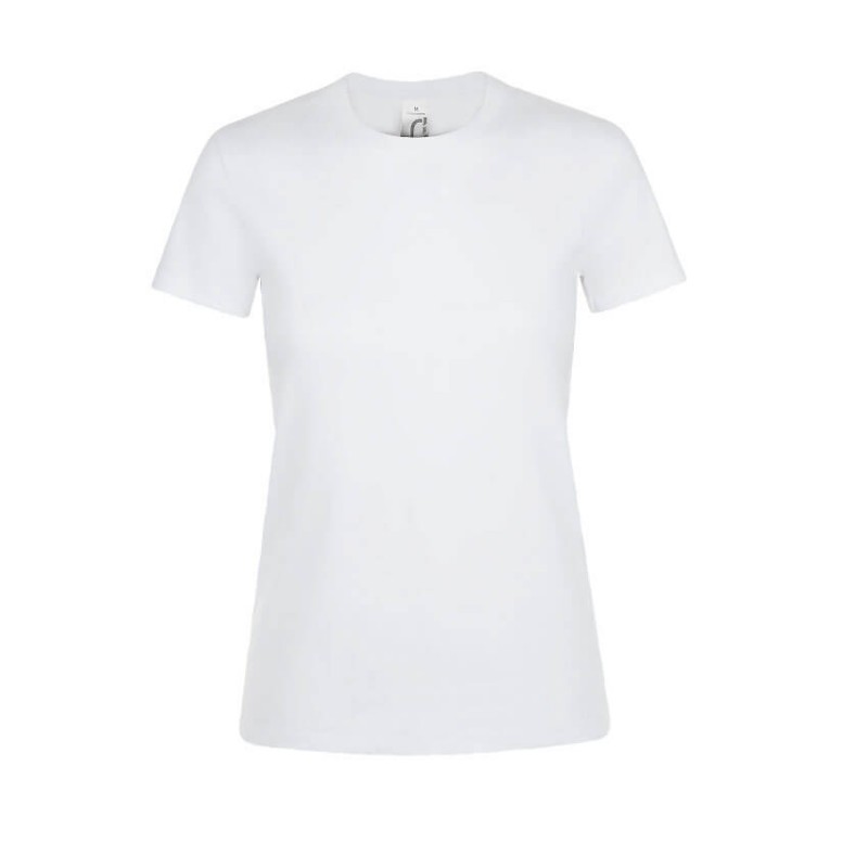 Camiseta manga corta mujer blanca
