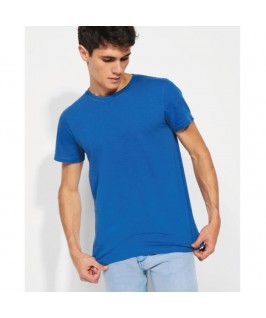 Camiseta tejido vigoré azul eléctrico
