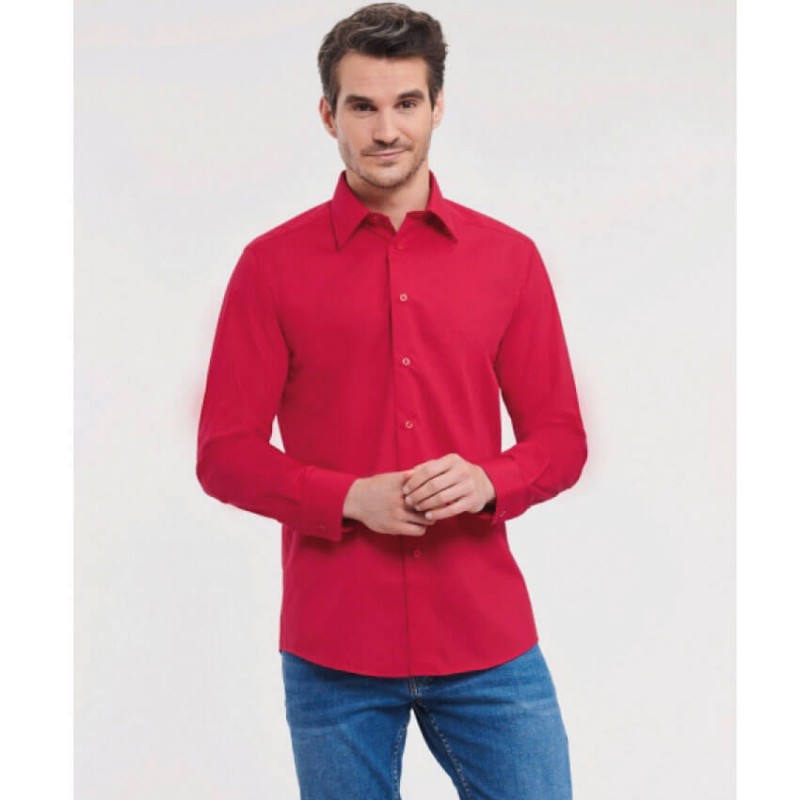 Camisa manga larga roja