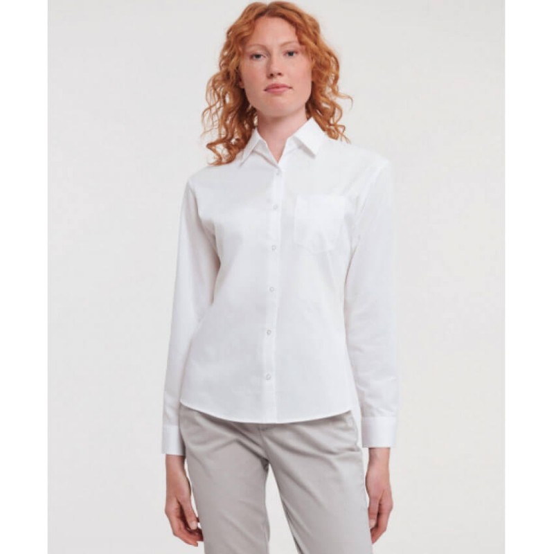 Camisa manga larga  blanca