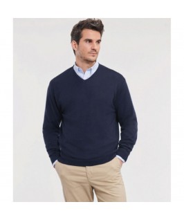 Jersey punto azul marino