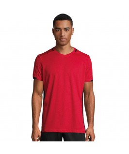 Camiseta técnica rojo con negro