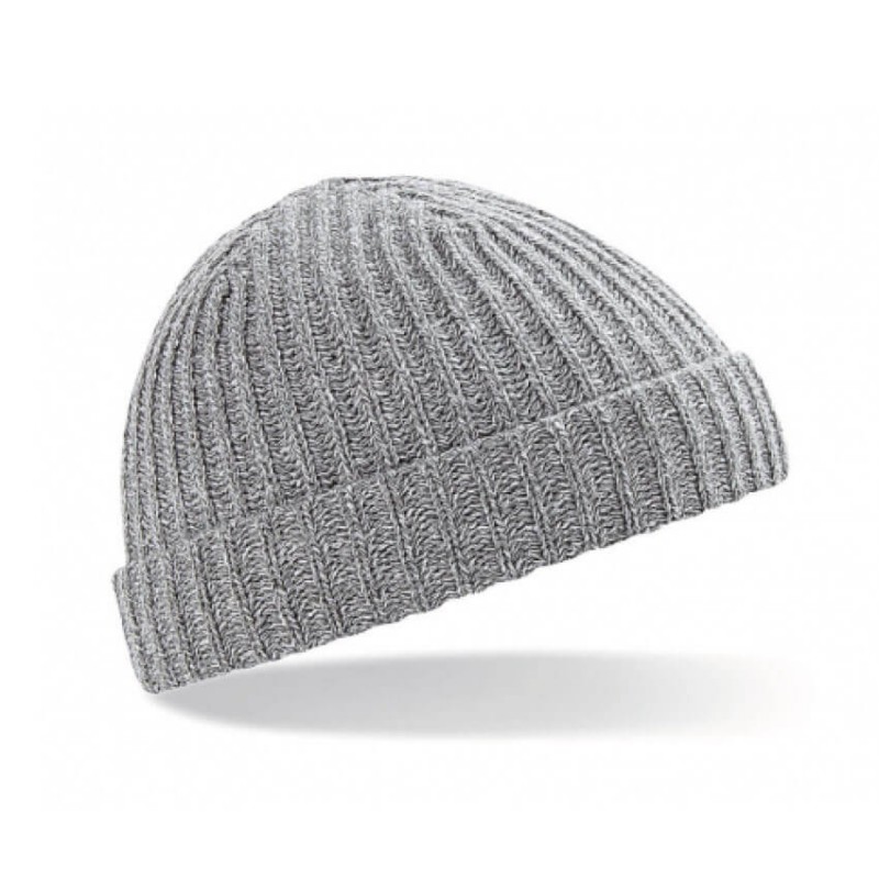 Gorro Beanie gris jaspeado