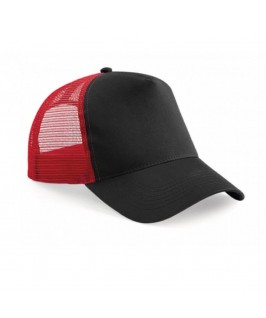 Gorra rojo con negro