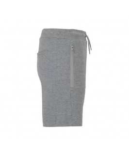 Pantalón corto gris jaspeado