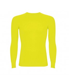 Camiseta térmica amarillo fluorescente