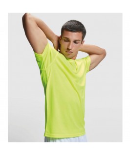 Camiseta técnica amarillo fluorescente