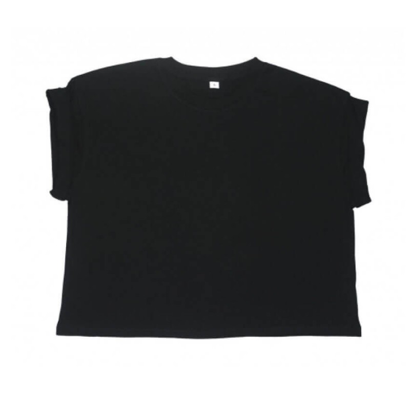 Camiseta corta orgánica negra