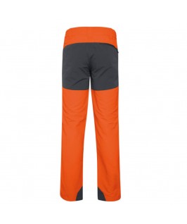 Pantalón de trekking naranja con gris oscuro