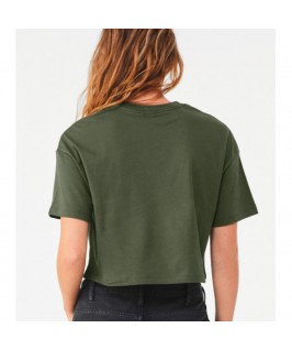 Camiseta corta verde militar