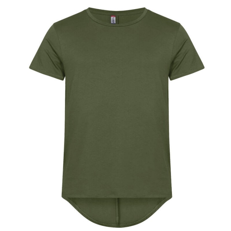 Camiseta larga verde militar