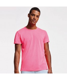 Camiseta rosa fluorescente