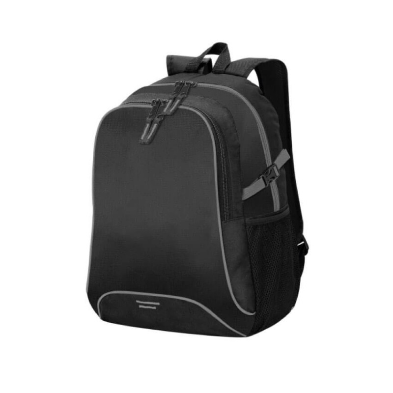 Mochila Osaka negro con gris