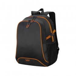 Mochila Osaka negro con naranja