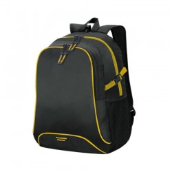 Mochila Osaka negro con amarillo